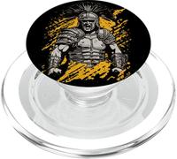 Centurión SPQR Guerrero Romano con Armadura y Casco PopSockets PopGrip para MagSafe