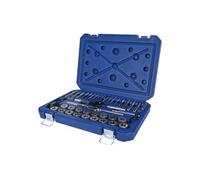 Century Drill & Tool 98900 - Juego de machos y troqueles métricos, 40 piezas, acero