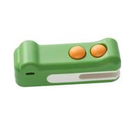 CenviaLuxy Mini sellador de bolsas de cocodrilo portátil 2 en 1 con cortador e imán, sellador térmico de mano recargable USB-C para bolsas de patatas fritas y sándwich, compacto y portátil (verde)