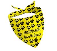 CENWA 1 bandana Anxious/Reactive Give Me Space Over the Collar, bandana de rescate para perros Give us Space (Anxious Space UK)