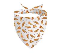 CENWA 1 bandana de pizza para perro, regalo de fiesta de pizza, comida chatarra, regalo para perros (Pizza D)