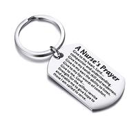 CENWA - Tarjeta de oración para enfermera, con texto en inglés "Give to my heart lord compasion and Understanding gift for Nurse Nursing School Graduation Gift RN Jewelry"