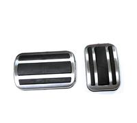 Cenxii Almohadillas Pedales Cubiertas De Pedales Acero Inoxidable para DS 7 para Crossback 2017-2020 AT MT LHD Antideslizantes Sin Almohadillas para Taladrar Pedales Coche