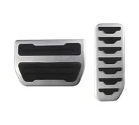 Cenxii Almohadillas Pedales Cubiertas De Pedales Acero Inoxidable para Land para Evoque para Discovery para Sport LHD RHD Antideslizante Sin Instalación Taladro Pedales Coche