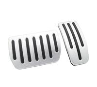 Cenxii Almohadillas Pedales Cubiertas De Pedales Aluminio para Tesla para Modelo para S para X AT LHD Antideslizantes Sin Taladro Freno Reposapiés Gas Pedales Coche