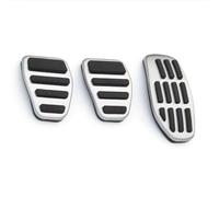 Cenxii Almohadillas Pedales Cubiertas Pedales Acero Inoxidable para Koleos para Kadjar para QM6 para Espace para Clio V Antideslizantes Sin Instalación Taladro Pedales Coche