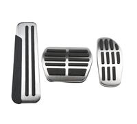 Cenxii Almohadillas Pedales Cubre Pedales de Acero Inoxidable con Reposapiés para Captur 2019-2023 AT LHD RHD Antideslizante Sin Taladro Pedales Coche