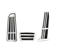 Cenxii Almohadillas Pedales Pedal De Acero Inoxidable 3 Uds para Lexus para ES para GS para LS AT LHD Reposapiés Gas Freno Antideslizante Sin Taladro Pedales Coche
