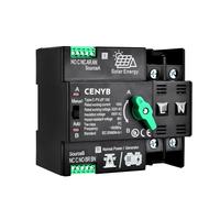 CENYB interruptor de transferencia automática/manual PV - Dedicated 2P 100A 220V Rail DIN