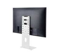 cenyb Soporte ultrafino para monitor de computadora para escritorio, elevador de monitor conectado a la pared para pantalla de 13 a 27 pulgadas, compatible con VESA 75/100, puertos de cable orientados