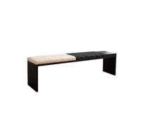Cenz-888 Banco de Dormitorio para Final de Cama Wooden Bench for Office Area Casual Coat Rack Bedroom Bed End(Pequeño)