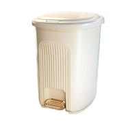 Cenz-888 Cubo de Basura Papelera De Prensa Manual for Cocina, Dormitorio, Oficina(Blanco,Grande)