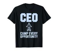 CEO Camp Aventura de camping en todas las oportunidades Camiseta