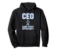 CEO Camp Aventura de camping en todas las oportunidades Sudadera con Capucha