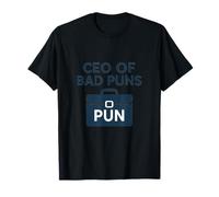 CEO de Bad Puns Corporativo Maletín Gráfico Camiseta