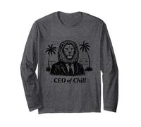 CEO de Chill Lion Funny Boss Coworker Humor Manga Larga