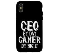 CEO De Día Jugador De Noche Emprendedor Ejecutivo De Negocios CEO Carcasa para iPhone X/XS