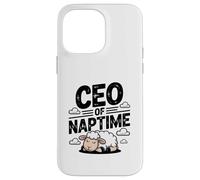 CEO de Naptime Funny Sheep Lover Sleep Carcasa para iPhone 14 Pro MAX