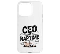 CEO de Naptime Funny Sheep Lover Sleep Carcasa para iPhone 15 Pro MAX