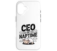CEO de Naptime Funny Sheep Lover Sleep Carcasa para iPhone 16
