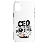 CEO de Naptime Funny Sheep Lover Sleep Carcasa para iPhone 16 Plus