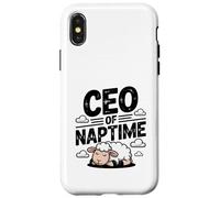 CEO de Naptime Funny Sheep Lover Sleep Carcasa para iPhone X/XS