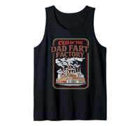 CEO de The Dad Fart Factory Fart Father Farting Vintage Camiseta sin Mangas