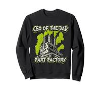 CEO de The Dad Fart Factory Fart Father Farting Vintage Sudadera