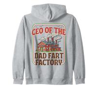 CEO de The Dad Fart Factory Fart Father Farting Vintage Sudadera con Capucha