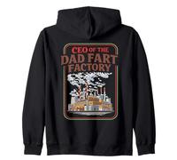 CEO de The Dad Fart Factory Fart Father Farting Vintage Sudadera con Capucha