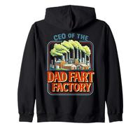 CEO de The Dad Fart Factory Fart Father Farting Vintage Sudadera con Capucha