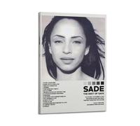 ceok Sade Posters - Póster de película The Best of Sade para decoración de pared, pinturas para sala de estar, dormitorio, decoración de 50 x 75 cm, estilo marco