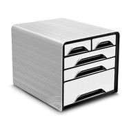 Cep 1072130121 - Fichero con 5 cajones de sobremesa, 360 x 288 x 270 mm, color blanco y negro