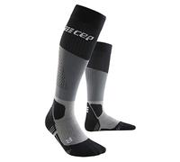 CEP - Calcetines de merino de compresión de HIKING MAX para hombre | Calcetines de senderismo hasta la rodilla con compresión | Calcetines de trekking para una óptima seguridad al pisar y un acolchado