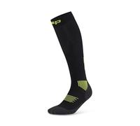 CEP - Calcetines largos para correr con compresión para hombre, Core 5.0 Tall, óptima circulación sanguínea y recuperación rápida, negro/verde lima, M