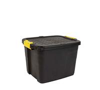 CEP HW443 Caja de Almacenamiento 42 l, Negro y Amarillo, 50x40x35 cm