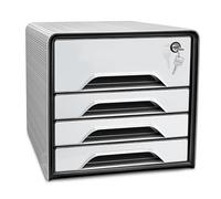 CEP Modulo 4 cajones Smoove Secure 7-311S blanco