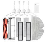 CEPAIXN Compatible con Dreame BOT L10 Pro / D9. Trouver Robot LDS Buscador De Fregona Aspiradora Cepillo Lateral Principal Paño De Fregona Filtro Hepa Repuestos(Schwarz:Set-8)