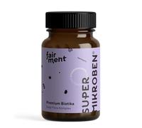 Cepas bacterianas Fairment SuperMikroben®, 3 mil millones de UFC/dosis diaria, con zinc, veganas, hipoalergénicas y de alta dosis, 60 cápsulas de Alemania.
