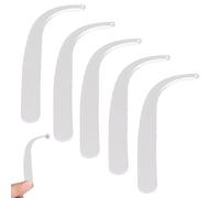 Cepillado de oído Prueba Palillo | 5- Oreja Acrílica Prueba Sticks, Lightweight Try on Oree Oree Display Props Tool for Home and Jewelry Store, Tipo Curva, Se référer au descriptif, Consulte la