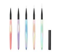 cepillado de uñas, Pincel de uñas con degradado diamante colores 6/9/12/15/18 mm, pincel for pintar líneas, pinceles acrílicos cristal, delineador fino, bolígrafo dibujo(G-b553-02)