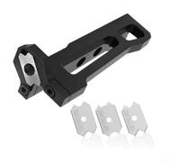 Cepilladora de bordes operada a mano para carpintería con cortadores de carburo R1 R2 R3 para chaflán suave y desbarbado de madera y materiales de bandas de bordes (juego R3)