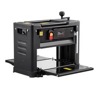Cepilladora de espesor SucceBuy de 13 pulgadas para banco de trabajo y motor potente de 15 amperios y 1800W con dos cuchillas y bajo nivel de ruido para trabajos de carpintería DIY. Single Speed
