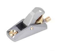 Cepilladora de madera compacta con boca ajustable para juntas de ajuste personalizado para proyectos de construcción en miniatura, cepillo de bloque de ángulo bajo con boca ajustable (D)