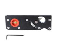 Cepilladora de mano apta para carpintería con 7 cabezales de corte seleccionables, bordes de precisión, herramienta de acabado de aplanamiento, herramienta de biselado versátil