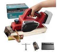 Cepilladora de mano eléctrica inalámbrica para batería Dewalt de 20 V (sin batería), cepilladora eléctrica sin escobillas de 15000 rpm, ancho de cepillado de 82 mm, profundidad de chip de 2 mm para