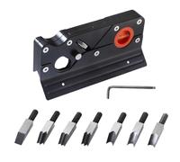 Cepilladora de mano profesional para manualidades con 7 cabezales de corte personalizables, recortadora de bordes de fácil agarre para dar forma eficiente a las esquinas, moldeador manual de madera