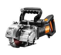 Cepilladora de pared eléctrica, Cortadora eléctrica de pared 4800W, máquina cortadora ranuras hormigón y acero, ranuradora 5000r/min, herramienta sierra Circular