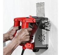 Cepilladora de pared eléctrica de mano, 110 V/220 V, pala raspadora de pared con mangos dobles y cuchilla lateral de 90°, profundidad de cepillado de 1-4mm para quitar masilla de pintura