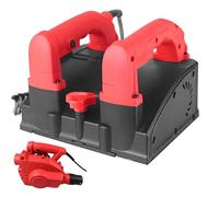 Cepilladora de pared eléctrica de mano, cepilladora de hormigón sin polvo, con pala y aspiradora, for eliminar pintura, masilla y revestimientos, ancho de 160 mm, cuchilla ordinaria.